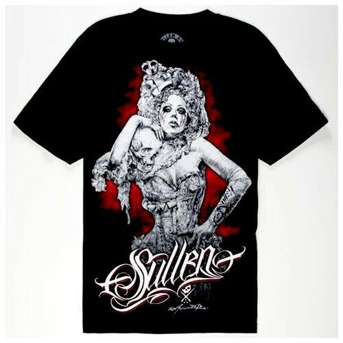 SULLEN CLOTHING VICTORIAN TEARS BLACK T-SHIRT (S)